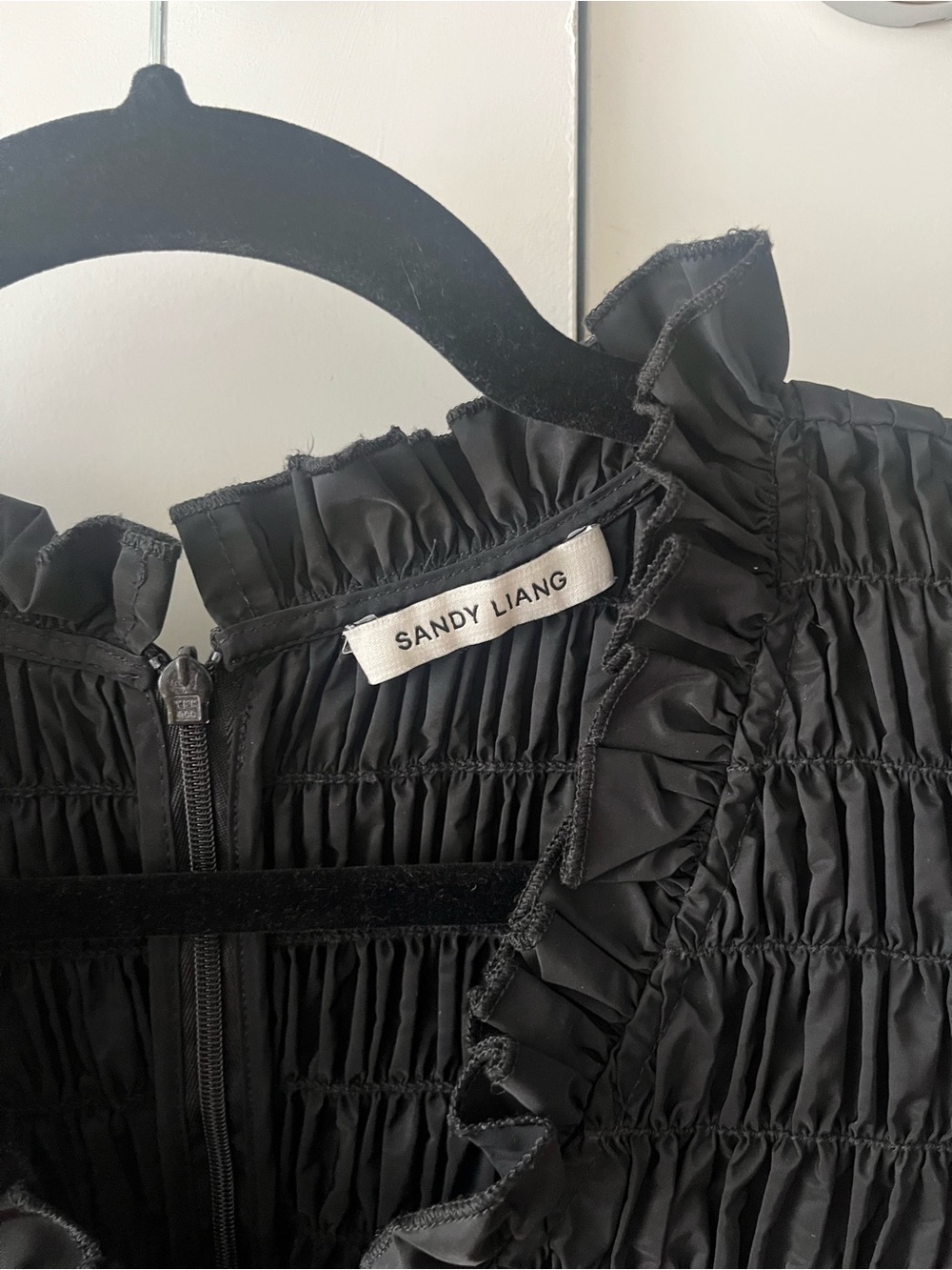 Sandy Liang Ruched Top - Picture 2 of 3